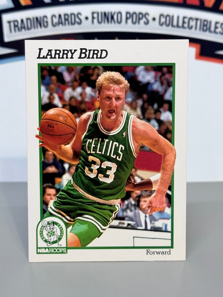 1991-92 NBA Hoops Larry Bird Base Card #9 - Boston Celtics